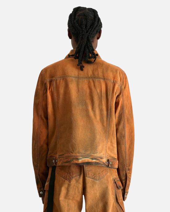  릭 오웬스 데님 자켓 트러커 재킷 - RICK OWENS