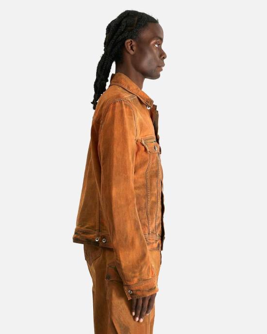  릭 오웬스 데님 자켓 트러커 재킷 - RICK OWENS