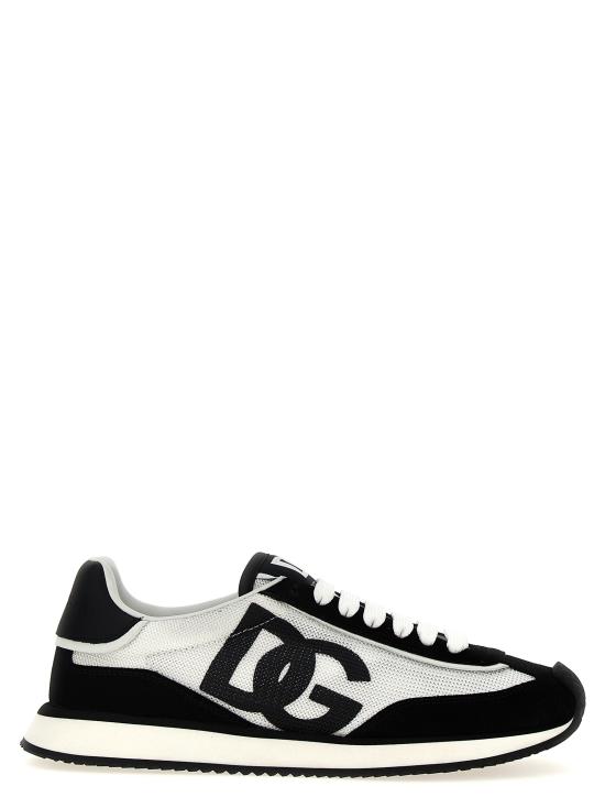 26FW 돌체앤가바나 믹스 소재 DG 쿠션 스니커즈 CK2288A53558I050 White Black