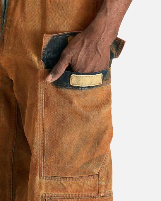  릭 오웬스 데님 팬츠 더블 카고 진 - RICK OWENS