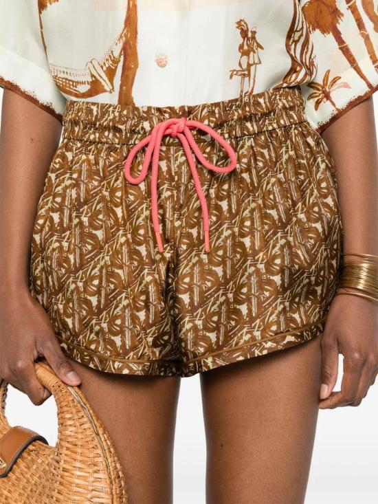 25FW 짐머만 숏팬츠 3834ASS254 BRWCRM AB024035 - ZIMMERMANN