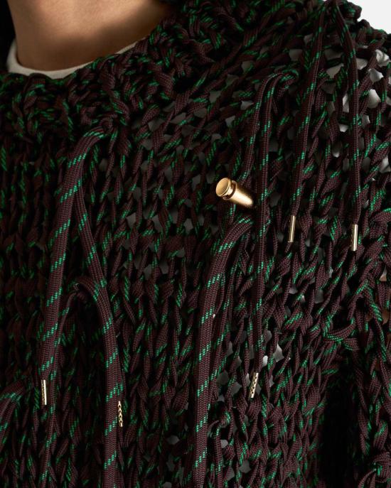  사카이 스웨터 슈레이스 니트 풀오버 - SACAI