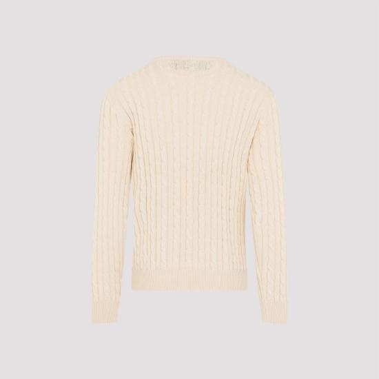 25FW 발렌티노 가라바니 스웨터 7V3KC34SB1B 581 BURRO WHITE - VALENTINO GARAVANI