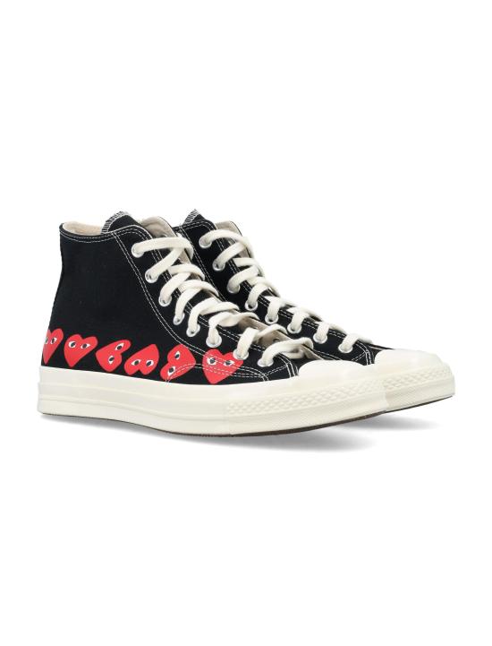 25FW 꼼데가르송 플레이 X 컨버스 스니커즈 AZK127001 1 BLACK - COMME DES GARCONS PLAY CONVERSE