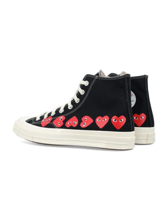 25FW 꼼데가르송 플레이 X 컨버스 스니커즈 AZK127001 1 BLACK - COMME DES GARCONS PLAY CONVERSE