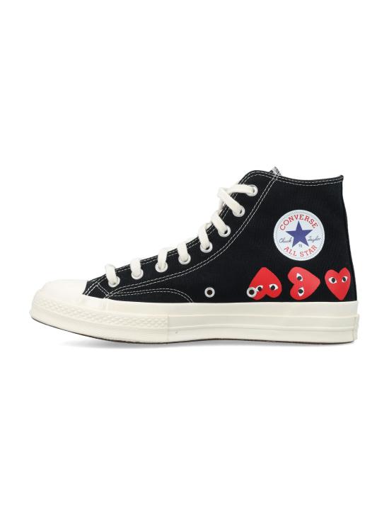 25FW 꼼데가르송 플레이 X 컨버스 스니커즈 AZK127001 1 BLACK - COMME DES GARCONS PLAY CONVERSE