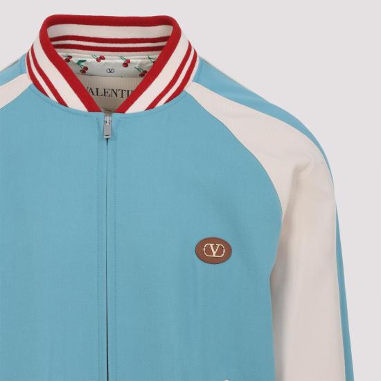 25FW 발렌티노 가라바니 봄버 자켓 7V3CIP634K8 DYA BLU LAKE BURRO BLUE - VALENTINO GARAVANI