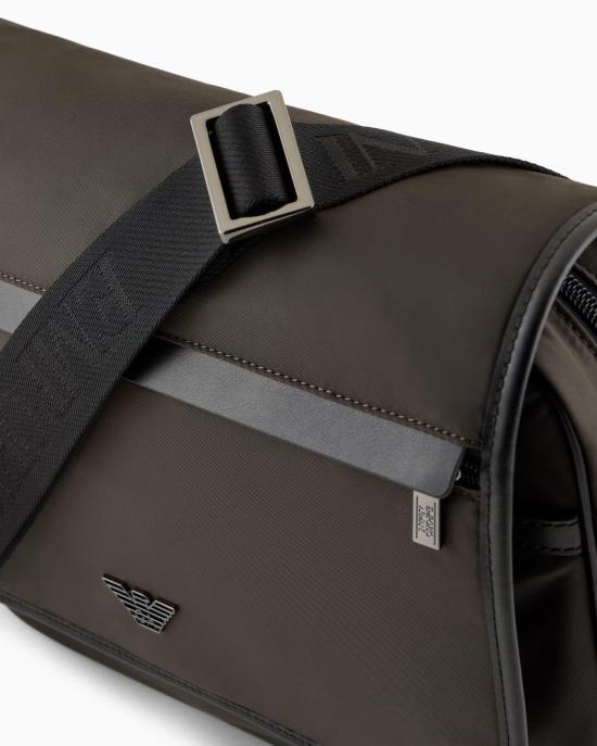  엠포리오 아르마니 브리프케이스 Y4M391 Y217J 80023 MILITARY GREEN - EMPORIO ARMANI