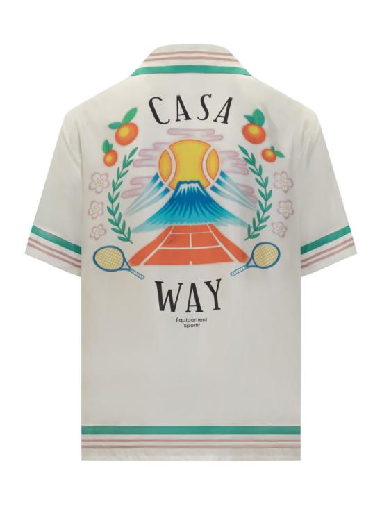 25FW 카사블랑카 반팔 셔츠 MPF25SH003 07 MULTICOLOR - CASABLANCA