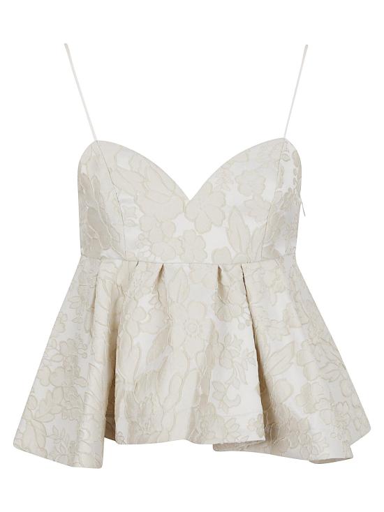 25FW 라 더블제이 민소매 티셔츠 TOP0158 JCQ111PEO04 WH04 PEONY NUDE NEUTRALS