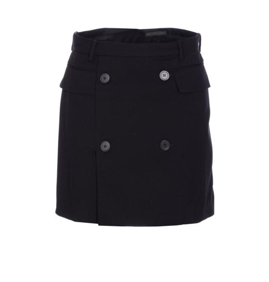 25FW 발렌시아가 미디 스커트 838765TRT011000 Black