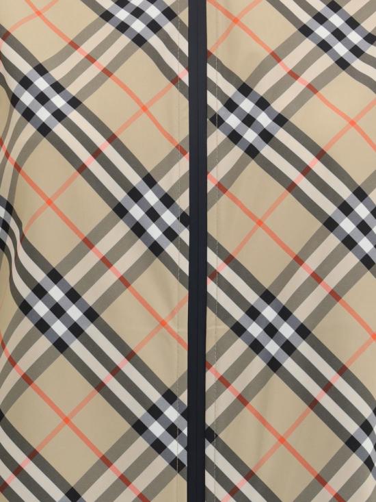 26SS 버버리 살콤 체크 후드 윈드브레이커 자켓  8110301 B9368 Beige - BURBERRY