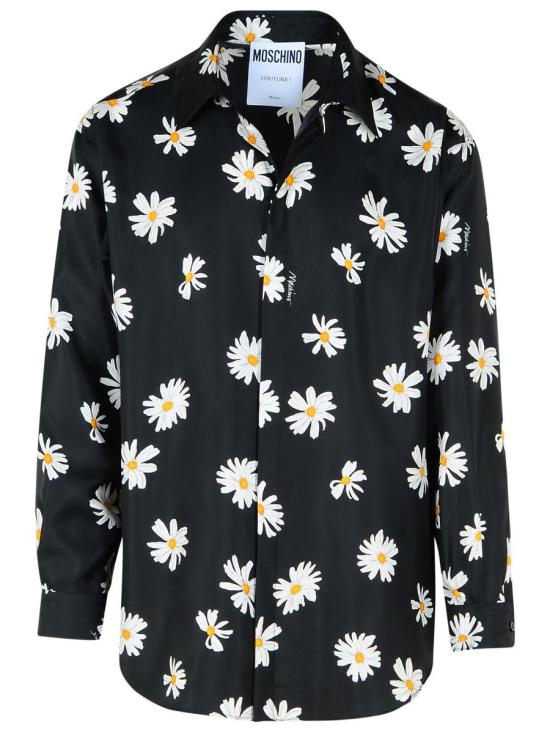 25SS 모스키노 긴팔 셔츠 A0219 02611555 Black