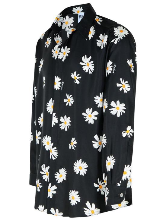 25SS 모스키노 긴팔 셔츠 A0219 02611555 Black - MOSCHINO