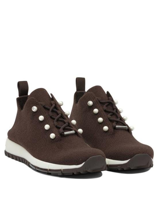 25FW 지미추 스니커즈 VELESPZGX CHOCOLATE BROWN - JIMMY CHOO