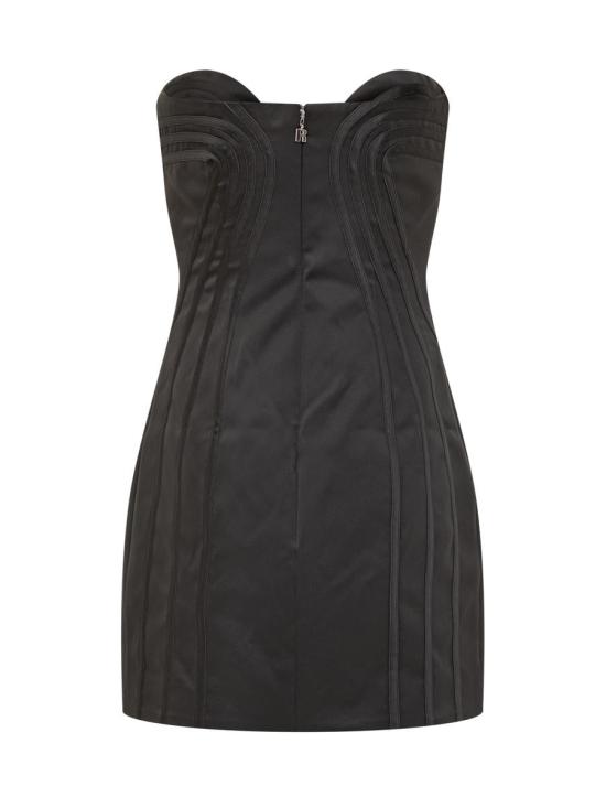 25FW 로테이트 바이 크리스텐슨 숏 원피스 114417100 100 Black - ROTATE BY BIRGERCHRISTENSEN