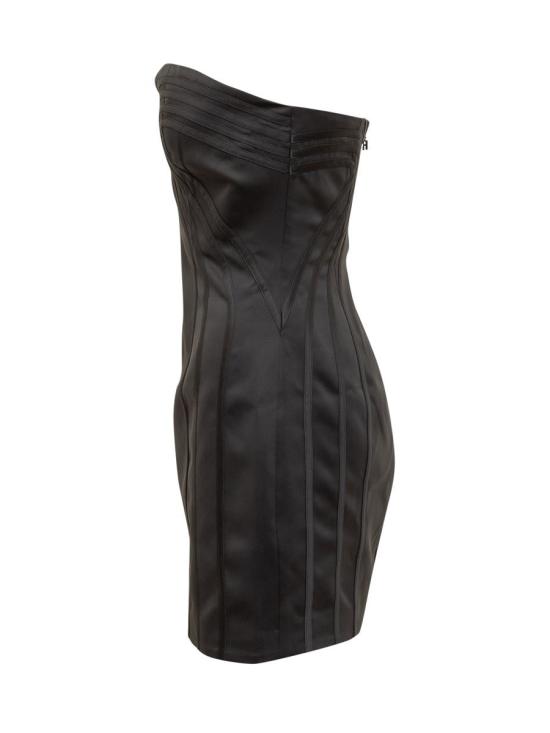 25FW 로테이트 바이 크리스텐슨 숏 원피스 114417100 100 Black - ROTATE BY BIRGERCHRISTENSEN