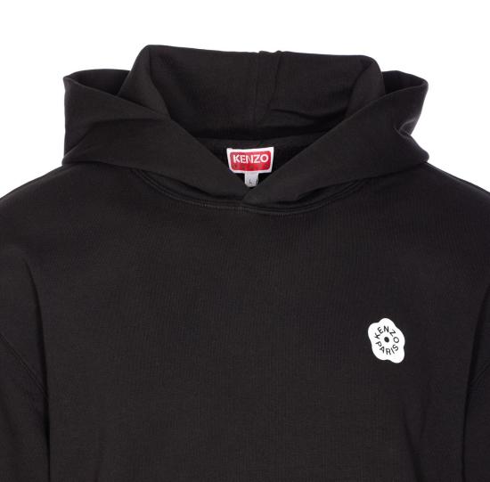 25FW 겐조 후드 티셔츠 FF65HO2574MF99J Black - KENZO