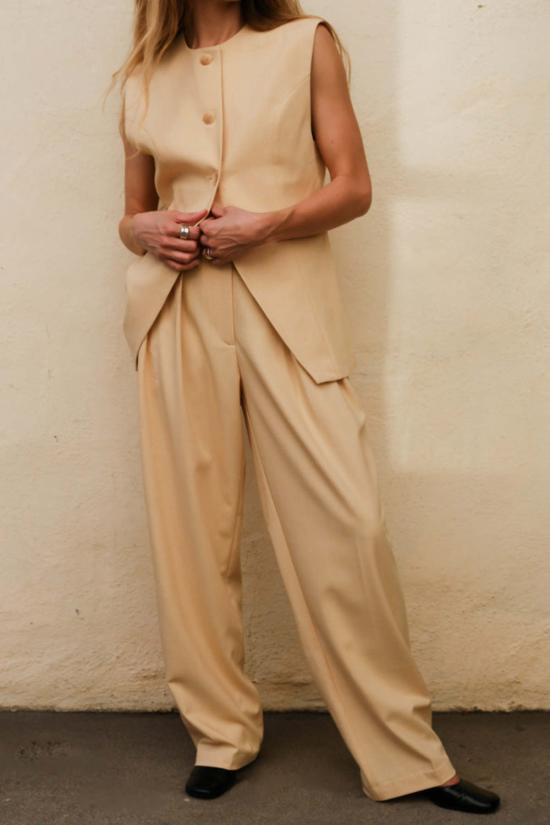  노르 베스트 카민 조끼 더스티 옐로우 - NORR