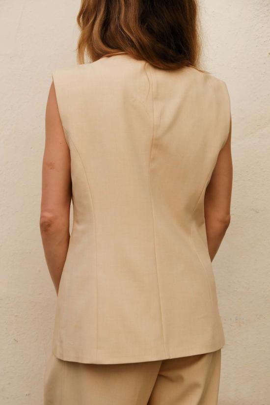  노르 베스트 카민 조끼 더스티 옐로우 - NORR