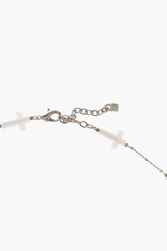  디스퀘어드2 네크리스 NEM019634304675M2493 SILVER WHITE White - DSQUARED2