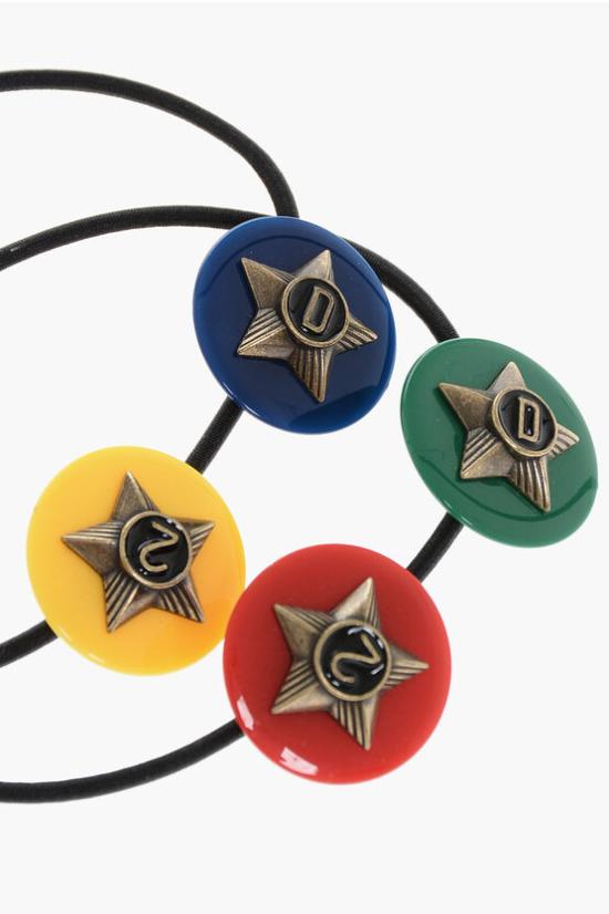  디스퀘어드2 헤어 액세서리 ANM0002 10980001 2124 ELASTIC Black - DSQUARED2