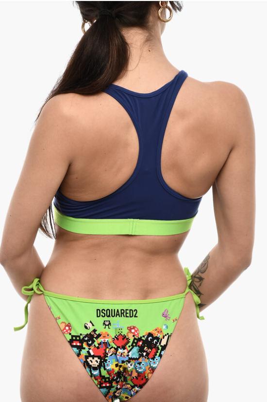  디스퀘어드2 비키니 수영복 S83D8RG6 SJ4250 BLU Blue - DSQUARED2