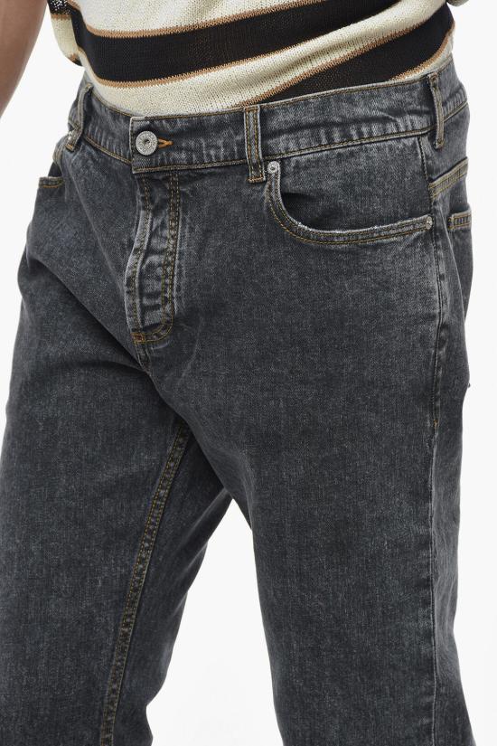  발망 데님 팬츠 AH1MG000DD100PC Gray - BALMAIN