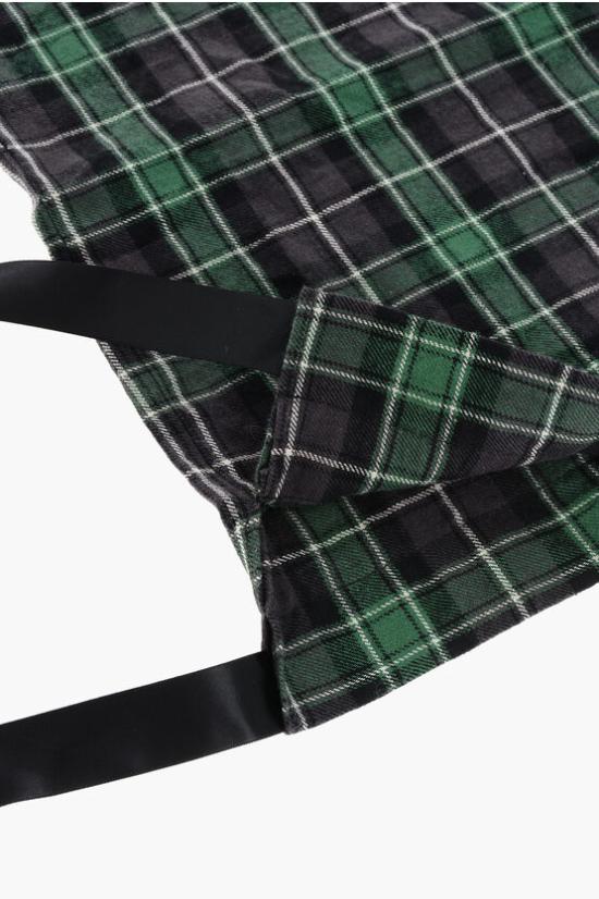  디스퀘어드2 토트백 CHECKED DUST BAG BLUE GREEN Nero Verde - DSQUARED2