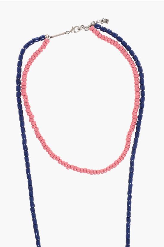  디스퀘어드2 목걸이/팬던트 NEM0180 34303746 BLUE PINK Blu Rosa - DSQUARED2