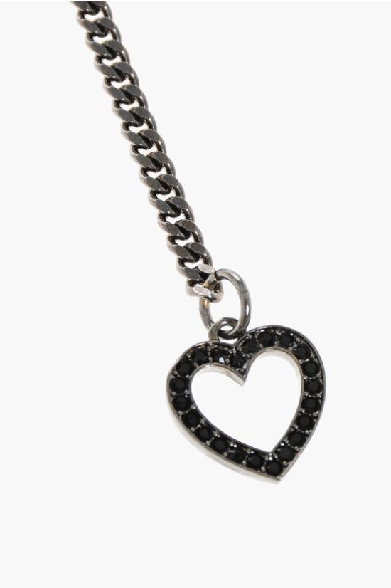  디스퀘어드2 목걸이/팬던트 NEM0219 28502682 9217 METAL NECKLACE Silver - DSQUARED2