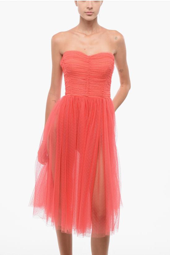  엘리자베타프랜치 미디 원피스 AB16015 620 Red - ELISABETTA FRANCHI