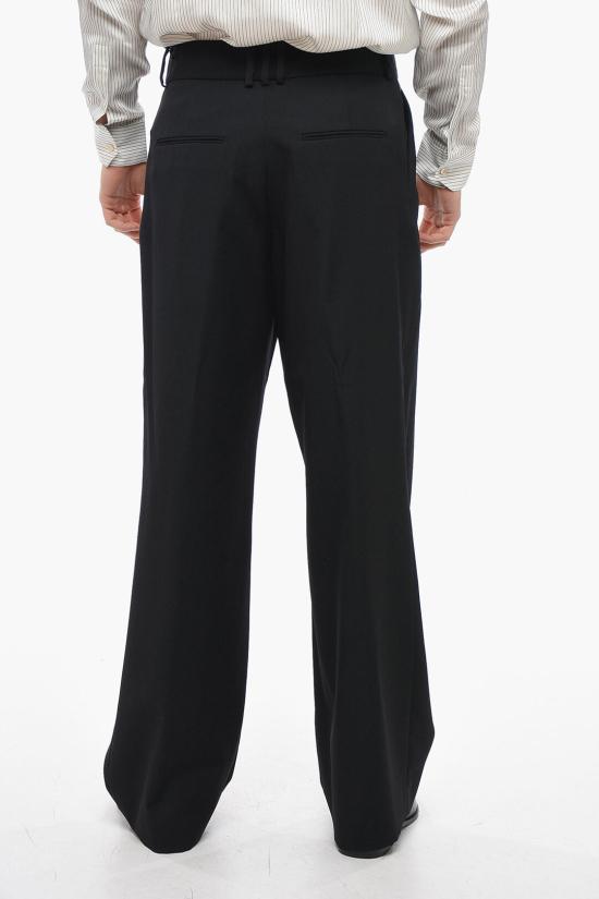  발망 스트레이트 팬츠 AH0PQ196WB050PA Black - BALMAIN