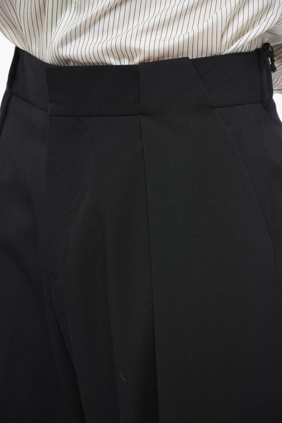  발망 스트레이트 팬츠 AH0PQ196WB050PA Black - BALMAIN