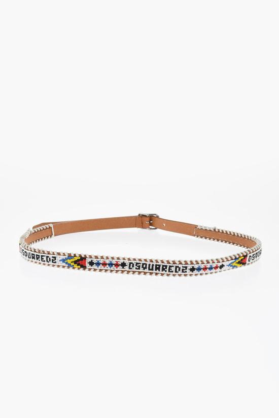  디스퀘어드2 가죽 벨트 BEM0477 12905477 M2287 Brown - DSQUARED2