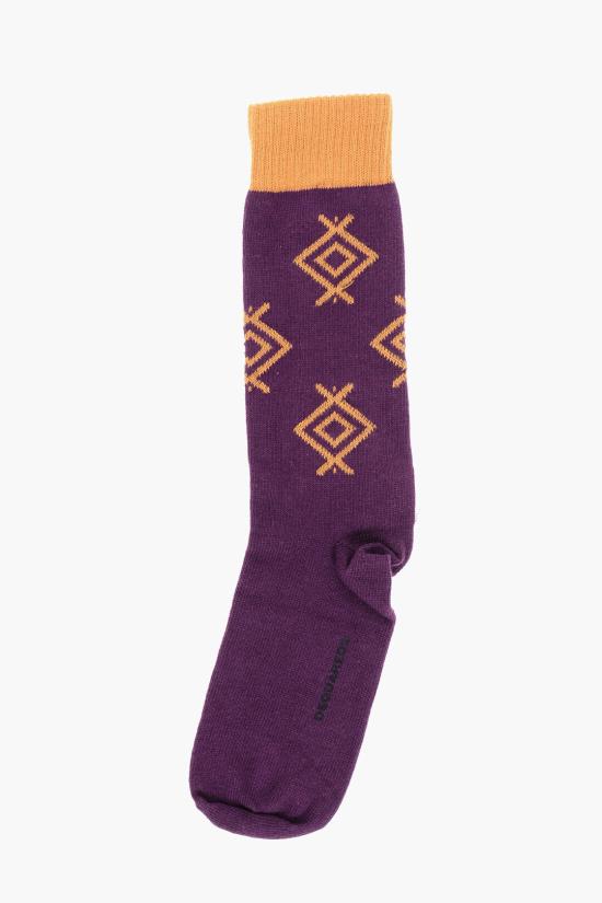  디스퀘어드2 양말 DFV142910 ISA01 517 Giallo Viola - DSQUARED2