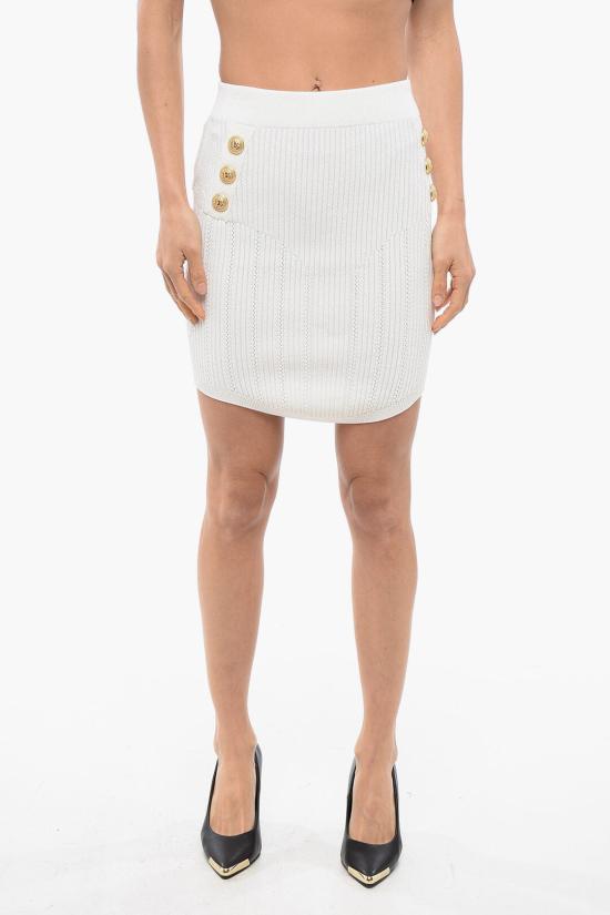  발망 숏 스커트 XF0LB191KB390FA White