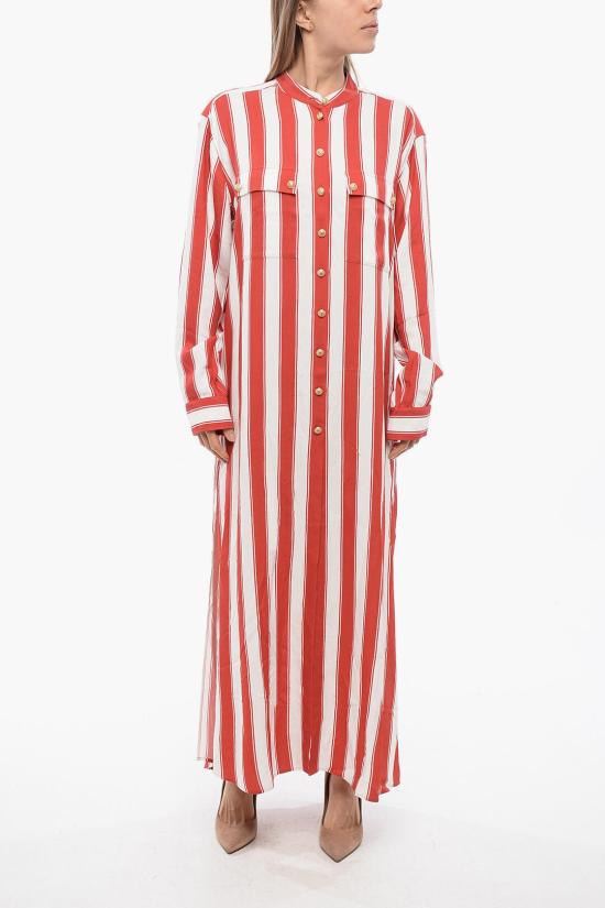  발망 롱 원피스 XF2HV003VC18 GBQ Red