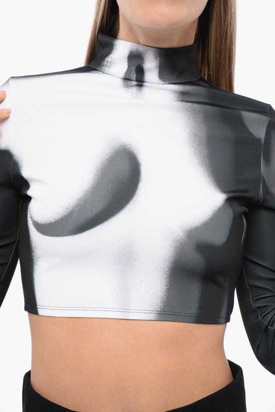  발망 긴팔 티셔츠 YF0AO195JE21 EAB Gray - BALMAIN