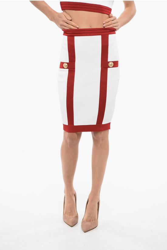  발망 롱 스커트 YF4LC005KD32 GBQ