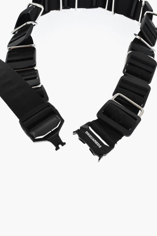  디스퀘어드2 패브릭 벨트 BEM0458 20205729 2124 Black - DSQUARED2
