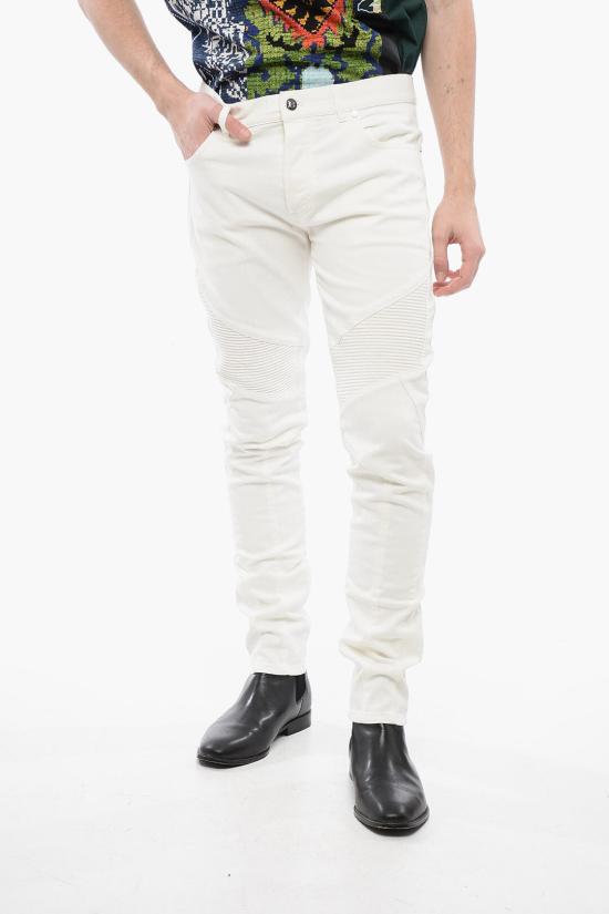  발망 데님 팬츠 XH1MH075DB93 0FA White