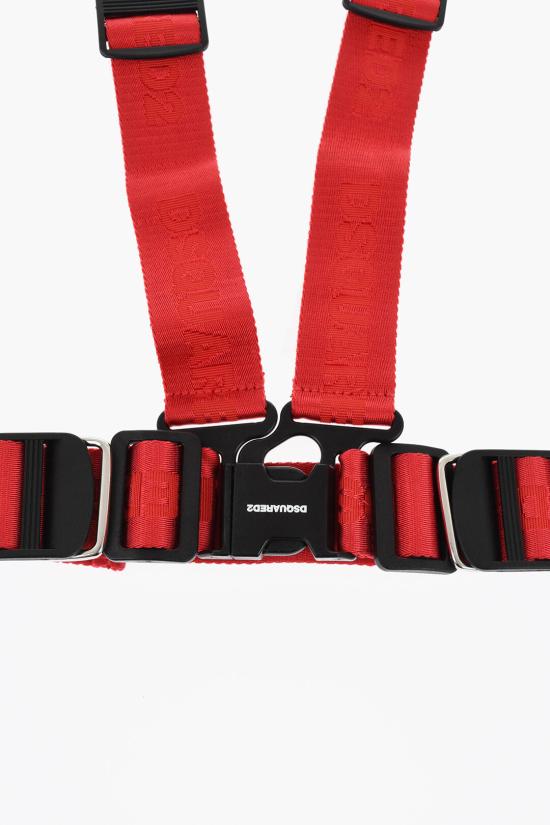  디스퀘어드2 패브릭 벨트 BEM0463 20205729 4065 Red - DSQUARED2