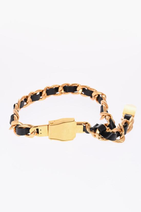  발망 슬림 벨트 WN0WG048MCHINAAEAD Black - BALMAIN