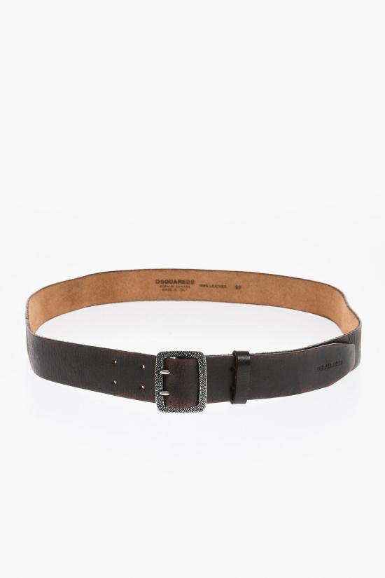  디스퀘어드2 가죽 벨트 BEM0491 01502402 M2645 Brown - DSQUARED2