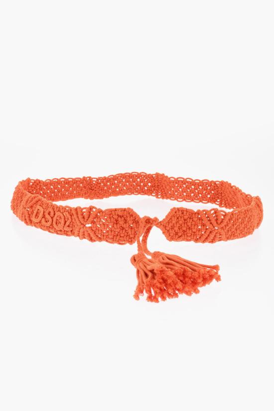  디스퀘어드2 패브릭 벨트 BEM0501 06606283 6051 Orange - DSQUARED2