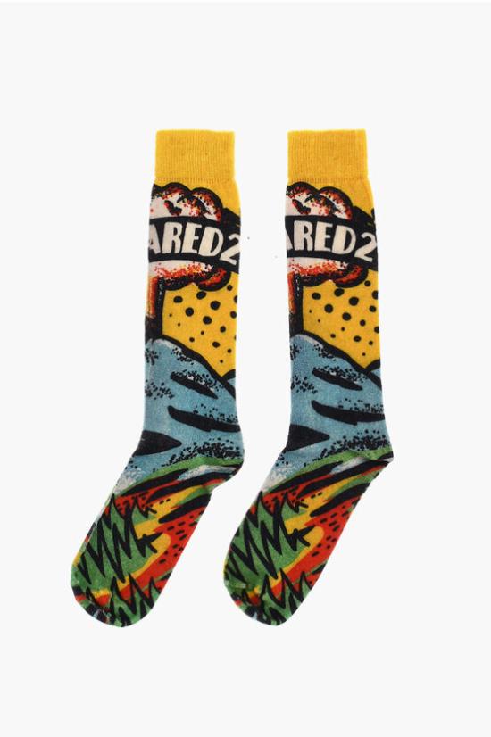  디스퀘어드2 양말 DFV142590 ISA01 960 Multicolor - DSQUARED2