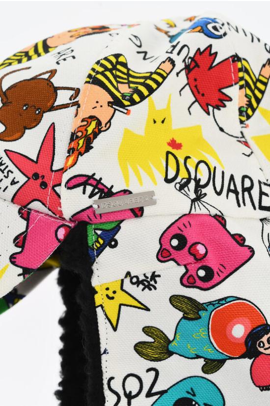  디스퀘어드2 이어플랩 캡 HAM0041 25405218 M1463 Multicolor - DSQUARED2