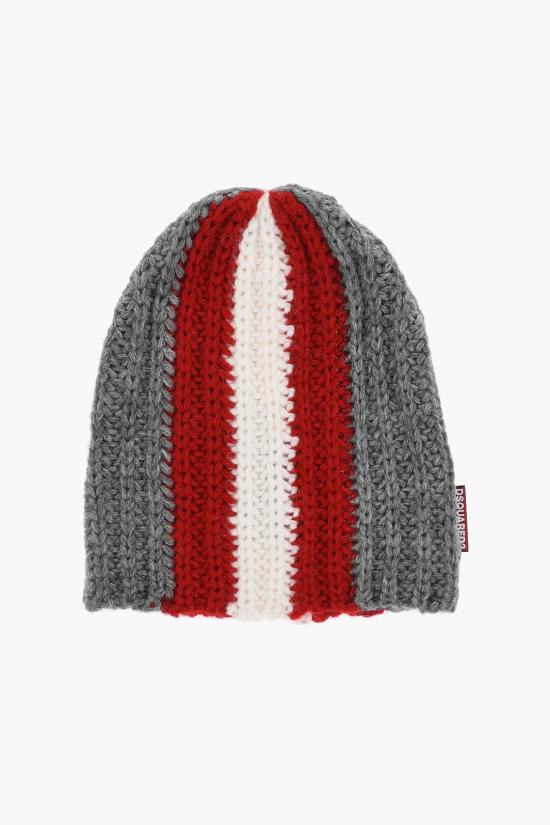  디스퀘어드2 비니 KNW0075 01A02432 M2837 Gray