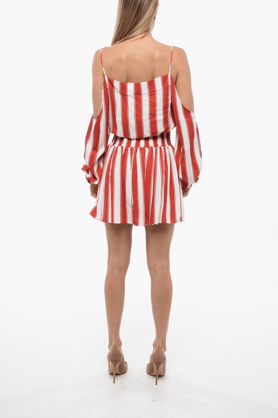  발망 숏 원피스 XF2RR045VC18 GBQ Red - BALMAIN